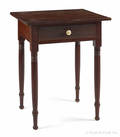 Pennsylvania painted pine Sheraton onedrawer stand