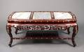 Chinese Rosewood Marble  MOP Low Table