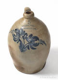 Threegallon stoneware jug 19th c