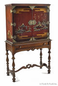 Chinoiserie decorated cabinet