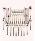 Lunt Sterling 24 Pc Sterling Silver Flatware Set