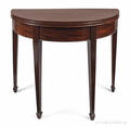 Hepplewhite mahogany card table
