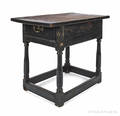 Pennsylvania painted pine and poplar tavern table