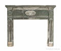 Federal carved pine mantel early 19th c