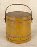 Shaker painted firkin 19th c