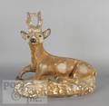 Large chalkware stag