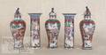 Chinese porcelain fivepiece garniture set