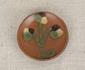 Pennsylvania redware tart plate 19th c