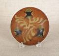 Pennsylvania redware tart plate 19th c