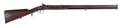 Cased J Purdey percussion half stock rifle