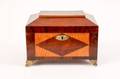 Regency Mahogany  Satinwood Tea Caddy