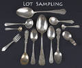 Collection of sterling silver flatware