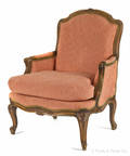 French fruitwood armchair