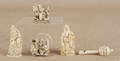 Chinese and Japanese carved ivory figures
