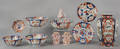 Eleven pieces of Imari porcelain