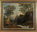 Hudson River Valley landscape ca 1850