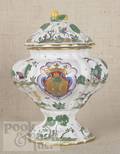 French faience covered jar