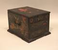 Asian Black Lacquer Dressing Box