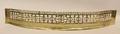 English Pierced Brass Fire Fender