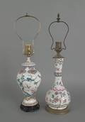 Chinese export porcelain table lamp
