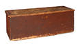 New England painted pine sea chest