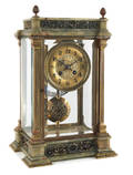 French ormolu mounted mantle clock