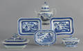 Collection of Chinese export blue and white porcelain