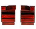 Pair of Danish Modern Night Stands Scan Coll