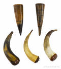 Three powder horns