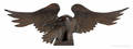 Carved pine spread wing eagle