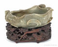 Chinese carved jade bowl