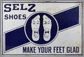 Porcelain  Selz Shoes  sign