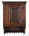 Pennsylvania walnut hanging cupboard ca 1770