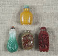 Four Chinese snuff bottles