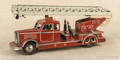 German Distler tin windup ladder truck