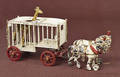 Hubley cast iron  Royal Circus  wagon with a giraffe