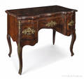 French burl veneer dressing table