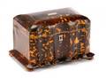 Regency Period Tortoise Shell Tea Caddy