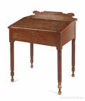 Pennsylvania painted poplar schoolmasters desk