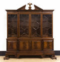 George III style mahogany breakfront