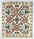 Appliqu tulip vase quilt 19th c