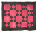 New England linsey woolsey quilt ca 1800