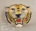 Carnival chalk tiger head plaque