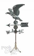 Copper eagle weathervane