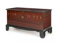 Soap Hollow Pennsylvania painted poplar blanket chest dated