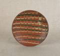 Pennsylvania redware pie plate 19th c