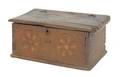 Continental yewwood lock box 18th c