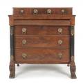 Pennsylvania Empire mahogany chest of drawers