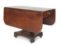 New England classical mahogany breakfast table