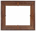 Tramp art frame